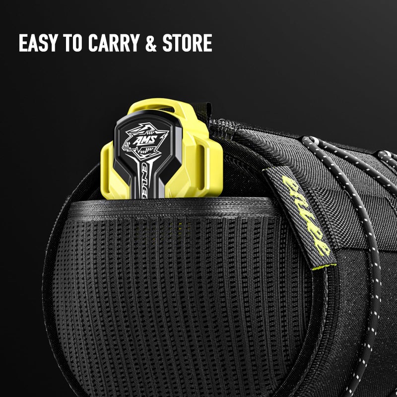 إنلي حزام سحب الدراجة الجبلية من إنلي للأطفال، حبل سحب للوالدين والطفل قابل للسحب تلقائيًا في الهواء الطلق مع خطاف واحد (2.0 أسود) - Image 5